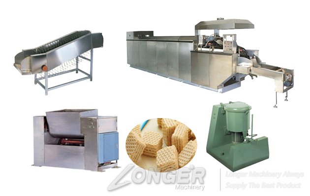 wafer biscuit processing line