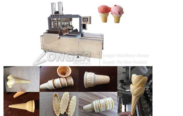 full automatic ice cream cone baking machine