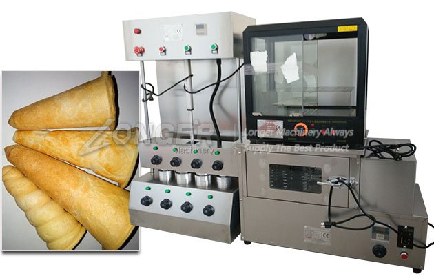 Stainless Steel Pizza Cone Forming Machine with Umbrella Shape