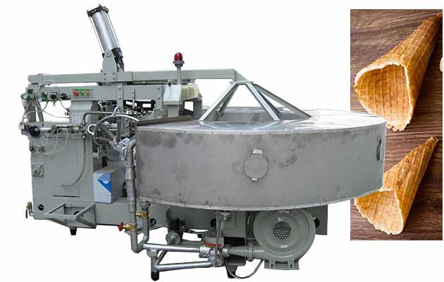 Industrial Ice Cream Sugar Cone Baking Machine For Sale