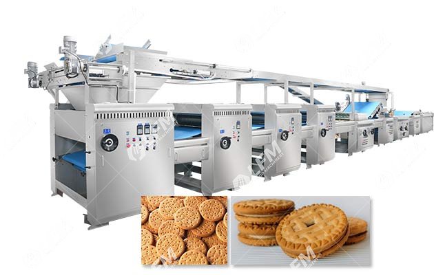 <b>300KG/H Industrial Biscuit Production Line for Sale</b>