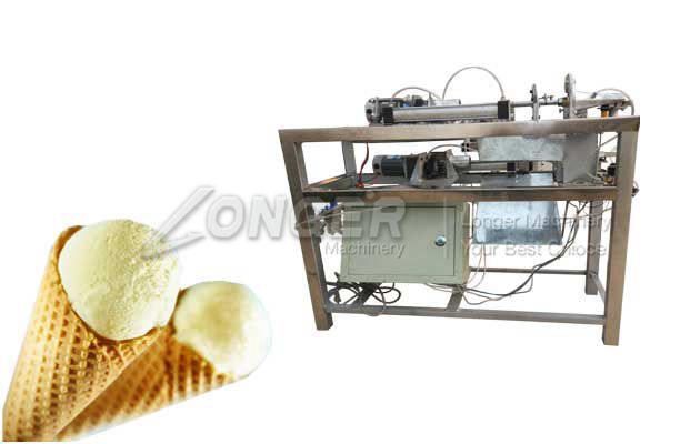 Sugar cone and ice cream cone rolling machine