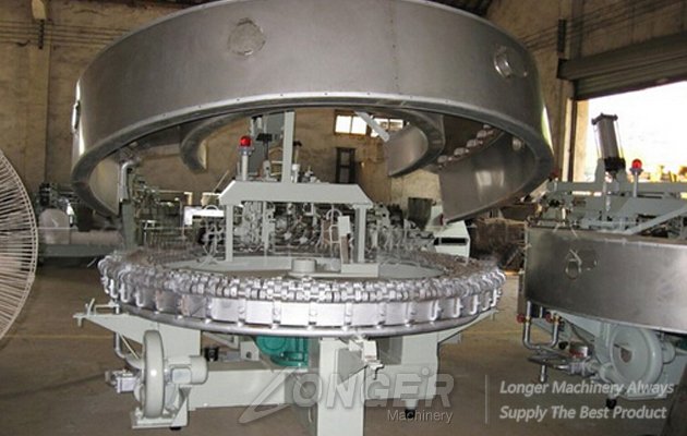 automatic rolled sugar cone baking machine