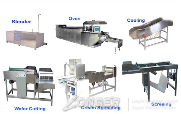 wafer biscuit processing line