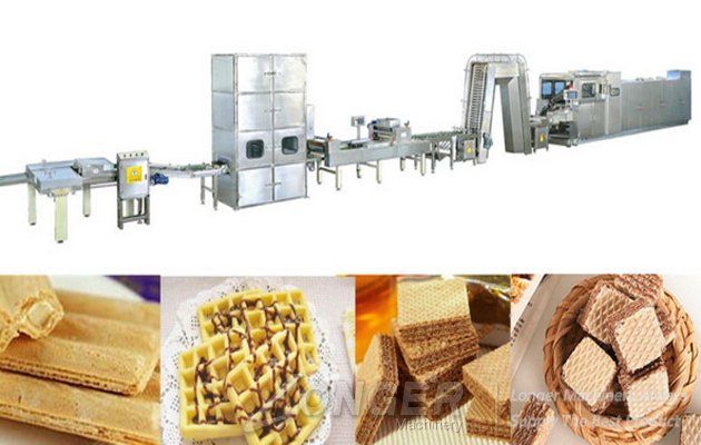 wafer biscuit processing line