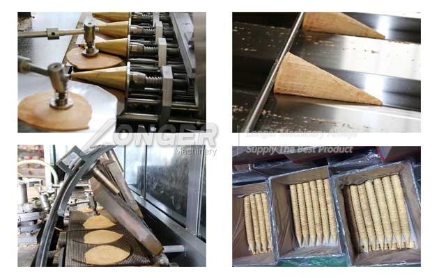 rolled sugar cone making machine