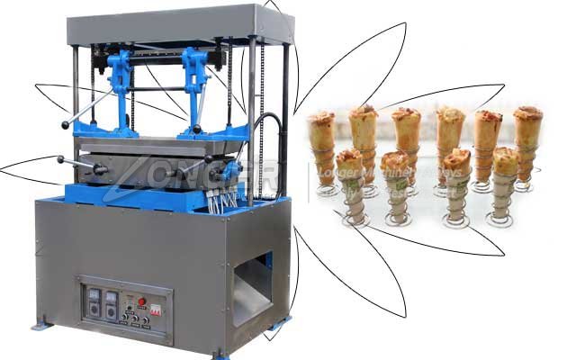 pizza cone maker machine